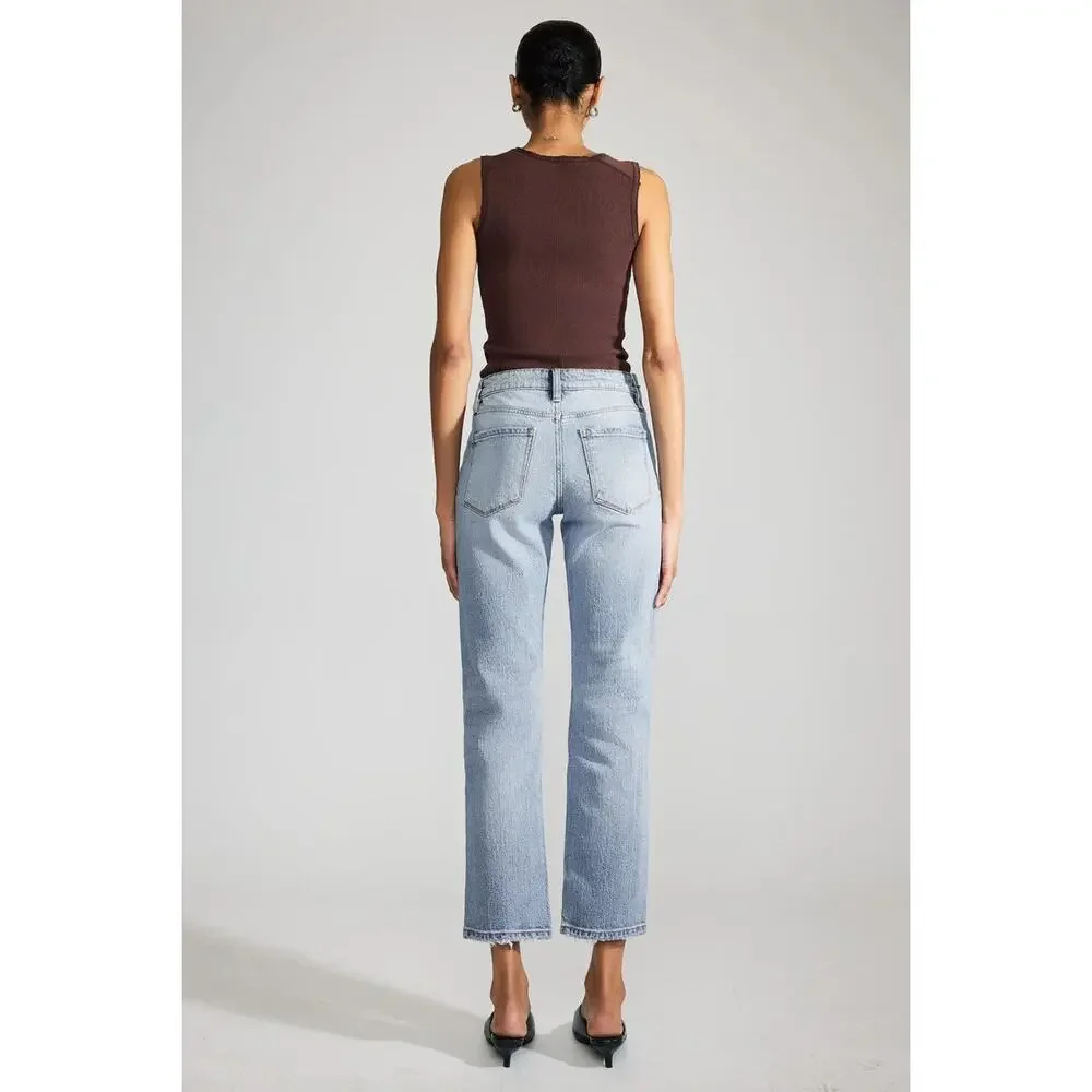 KanCan Jeans Chantel Premier High Rise Ankle Straight Leg Sz 7 retail $100.95 - Picture 3 of 11